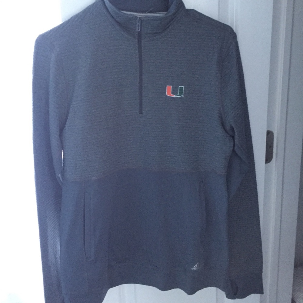 U Miami quarter zip